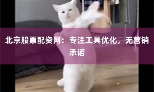 北京股票配资网：专注工具优化，无营销承诺